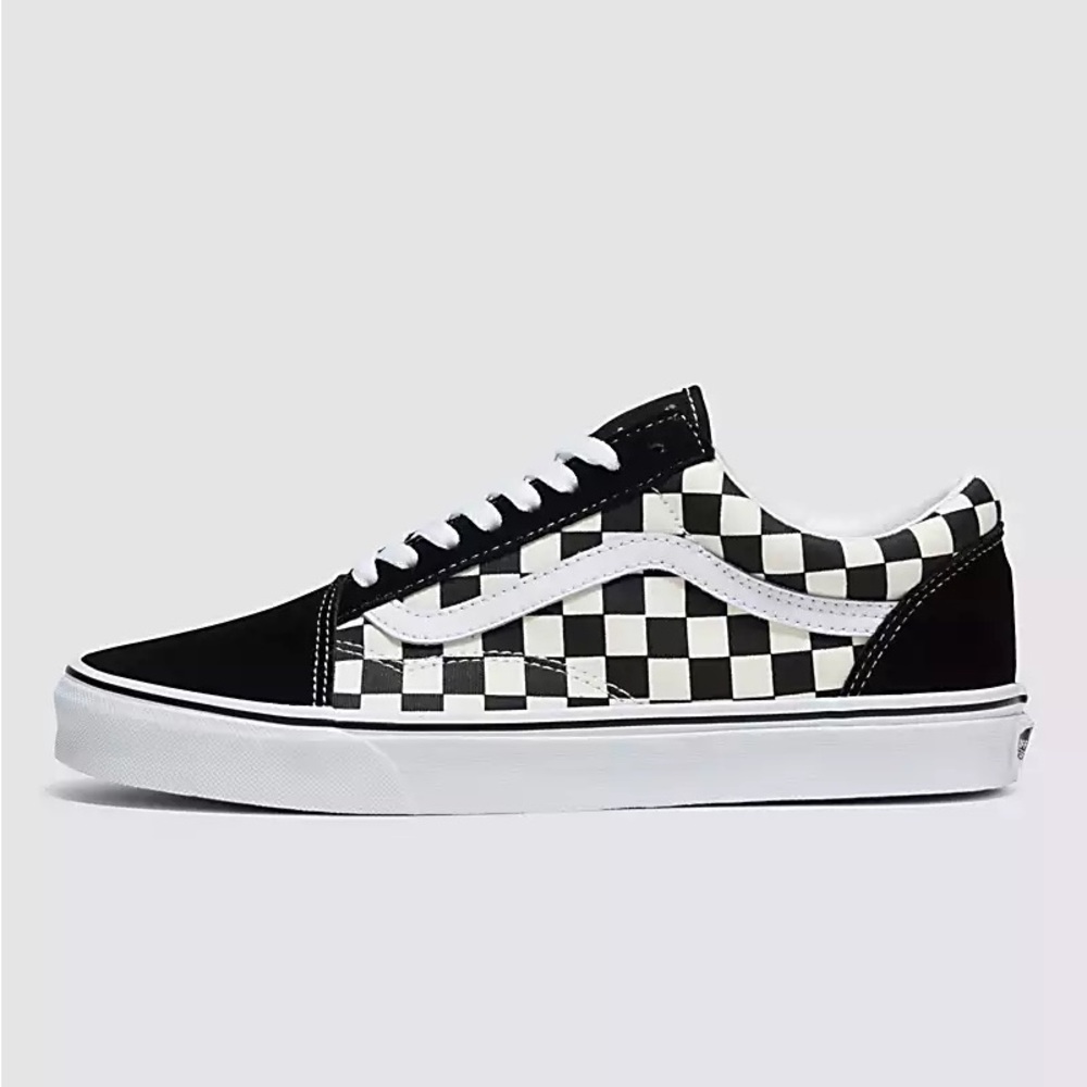 Vans Old Skool Primary Check Checkers Sneakers Tennis Shoes Size 8